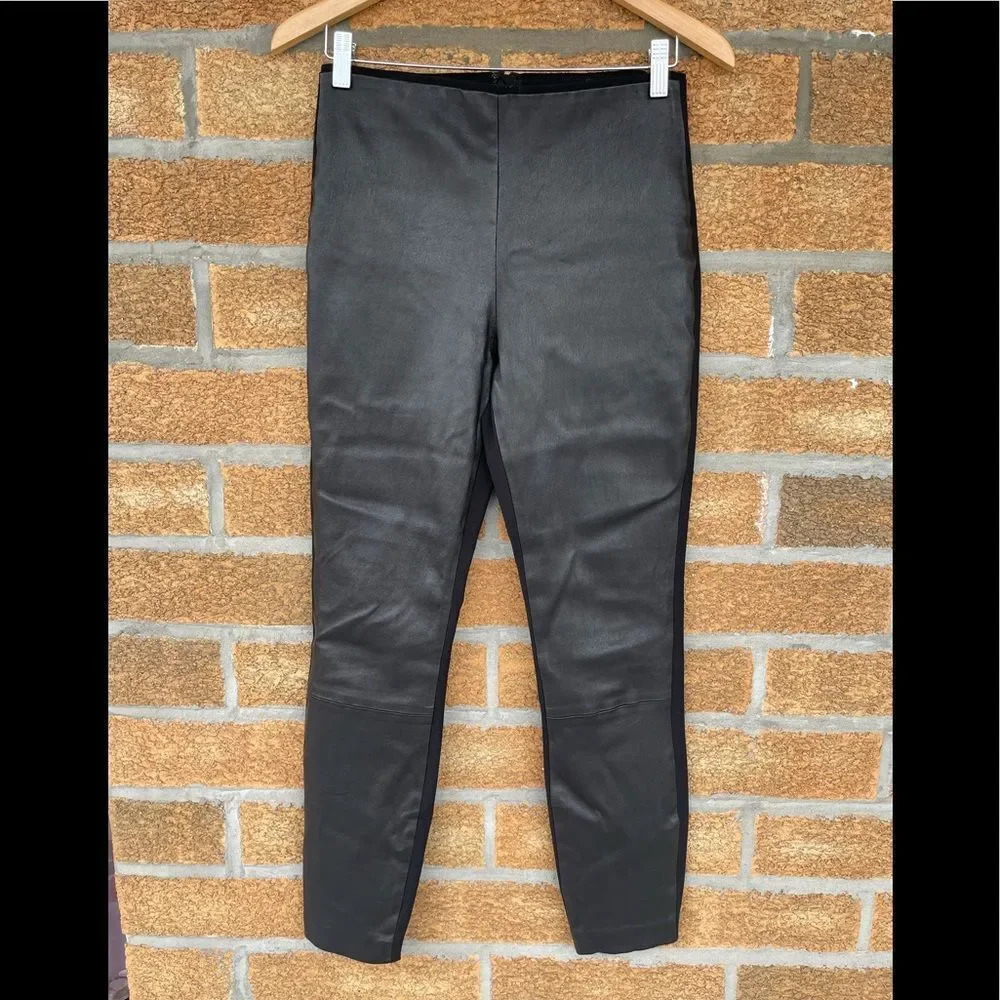 rag and bone lamb leather/spandex leggin 6
